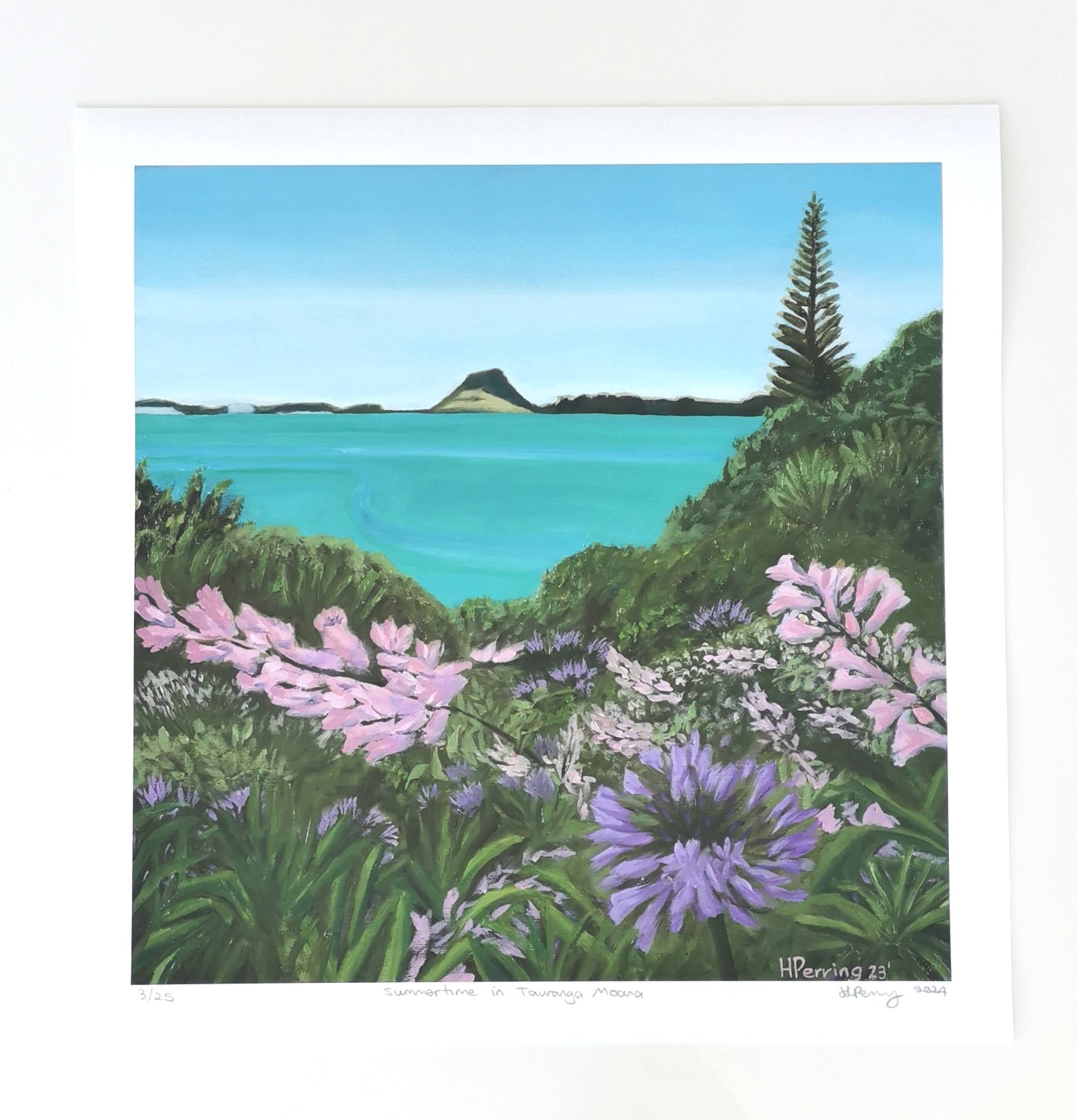 Summertime in Tauranga Moana - Limited Edition Print